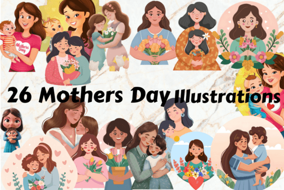 26 Happy Mother's Day Illustrations: Your Complete Creative Toolkit