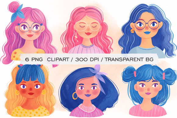 Clipart Illustrations of Women: A Practical Design Asset