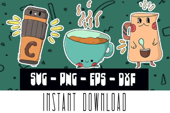 Coffee Lovers 3 Illustrations Bundle: Elevate Your Creative Projects