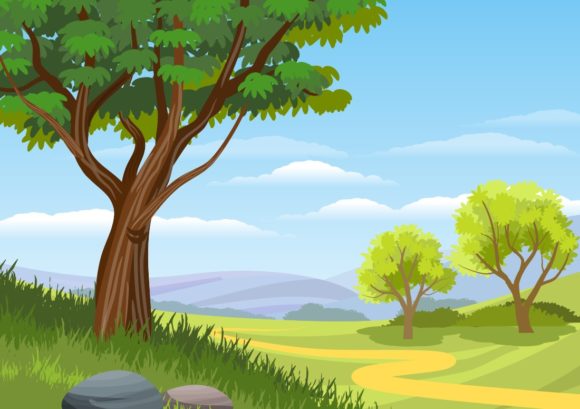 Elevate Your Projects with Stunning Backgrounds Landscape Illustrations