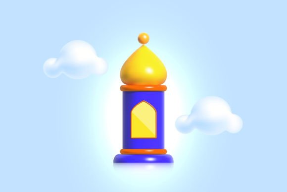 Elevate Your Ramadan Design Projects with 3D Vector Illustrations