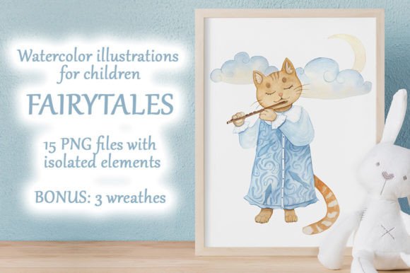 Enchanting Watercolor Illustrations for Children's Projects