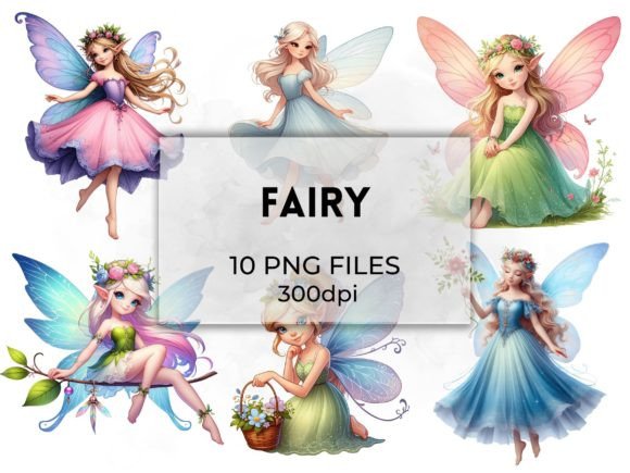 Fairy Clipart Illustrations Collection: Your Portal to Whimsy