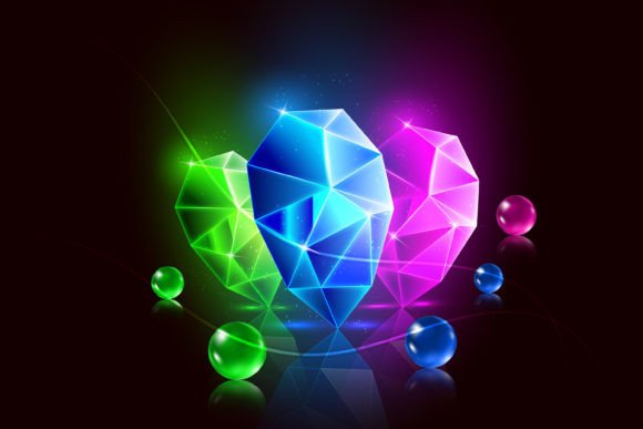 Stunning 3D Luxury Gems Illustrations for Design