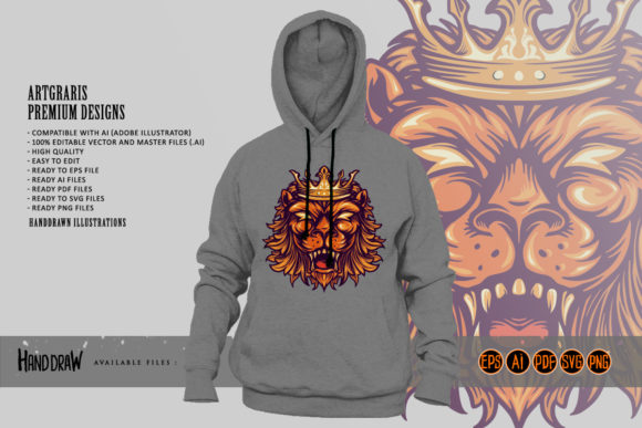 Unleash Bold Branding with Crown Tiger Head Ornaments
