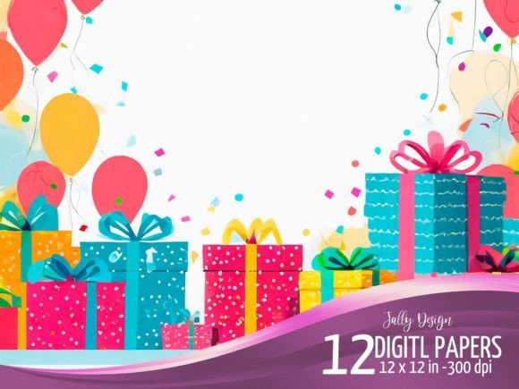 Unwrapping Creativity with Birthday Presents Vector Illustrations