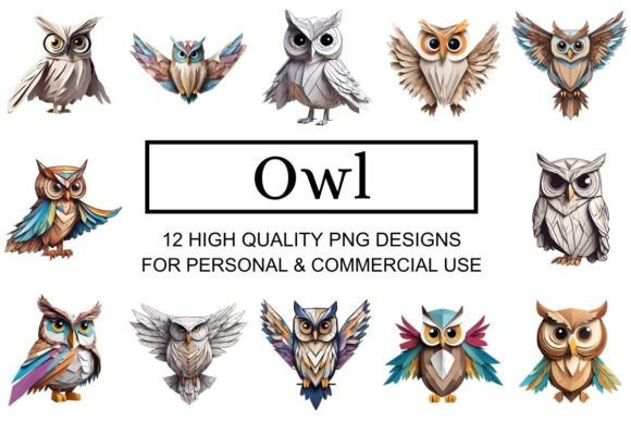 Whimsical Origami Owl Illustrations: A Designer's Guide