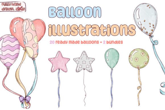 Why the Balloon Illustrations Bundle is a Modern Design Essential
